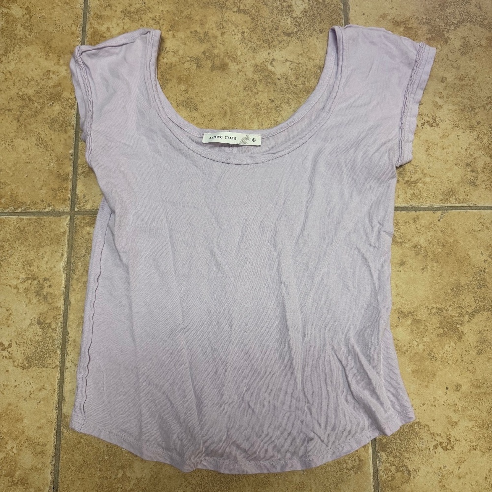Altered state lavender baby tee